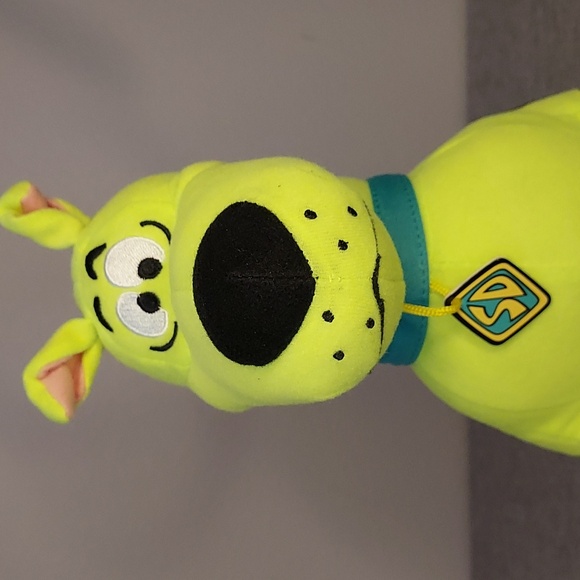 Scooby-Doo 12" Neon Fluorescent Green Stuffed Plush Animal Toy Factory Stuffie - Picture 5 of 9